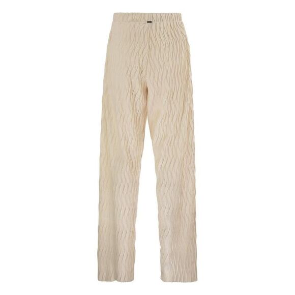 HERNO Women's Pleated Wide-Leg Pants Women CREAM